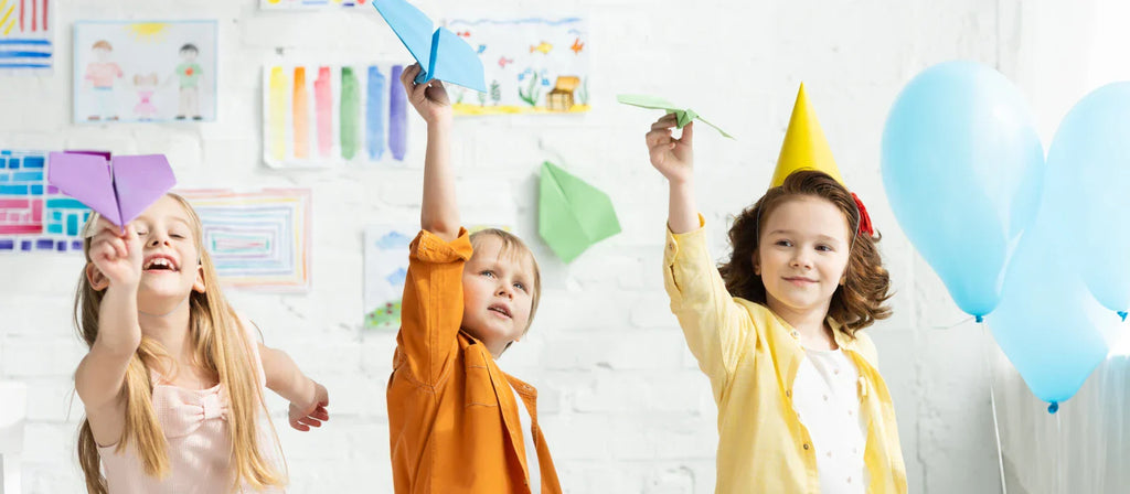 Kindergeburtstag Papierflieger