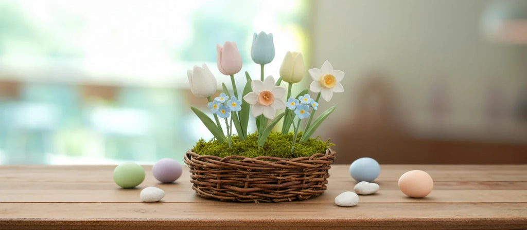 Basteln Frühling im Kindergarten – Frühlingsblumen aus Gießpulver einfach selbst gießen