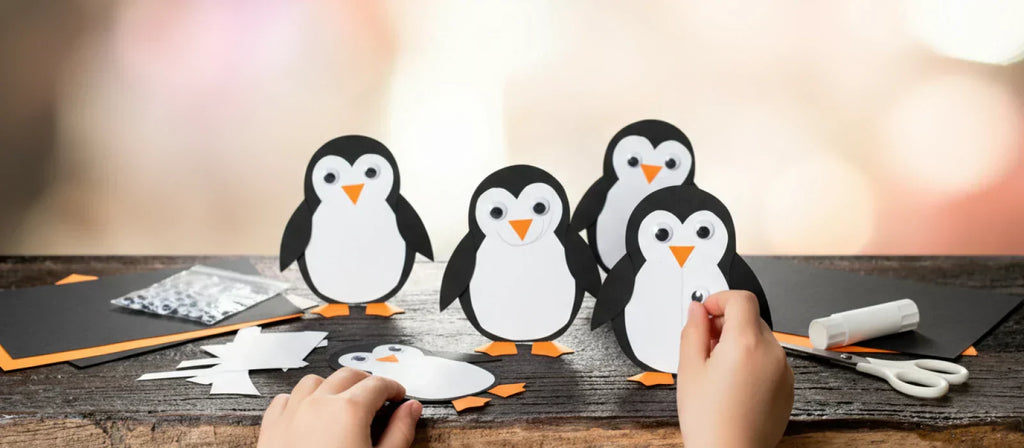 Pinguine basteln