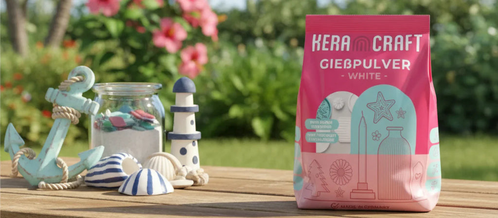 Basteln mit Kindern Sommer – maritime Deko gießen & kreative Sommerkarten gestalten