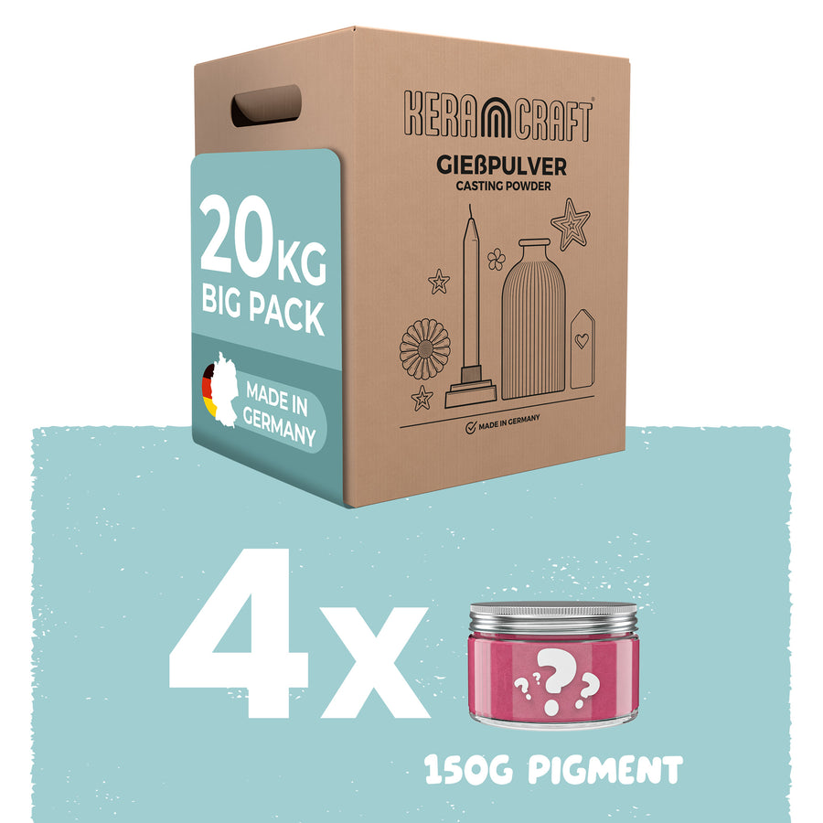 Gießpulver - Großverpackung XXL Set