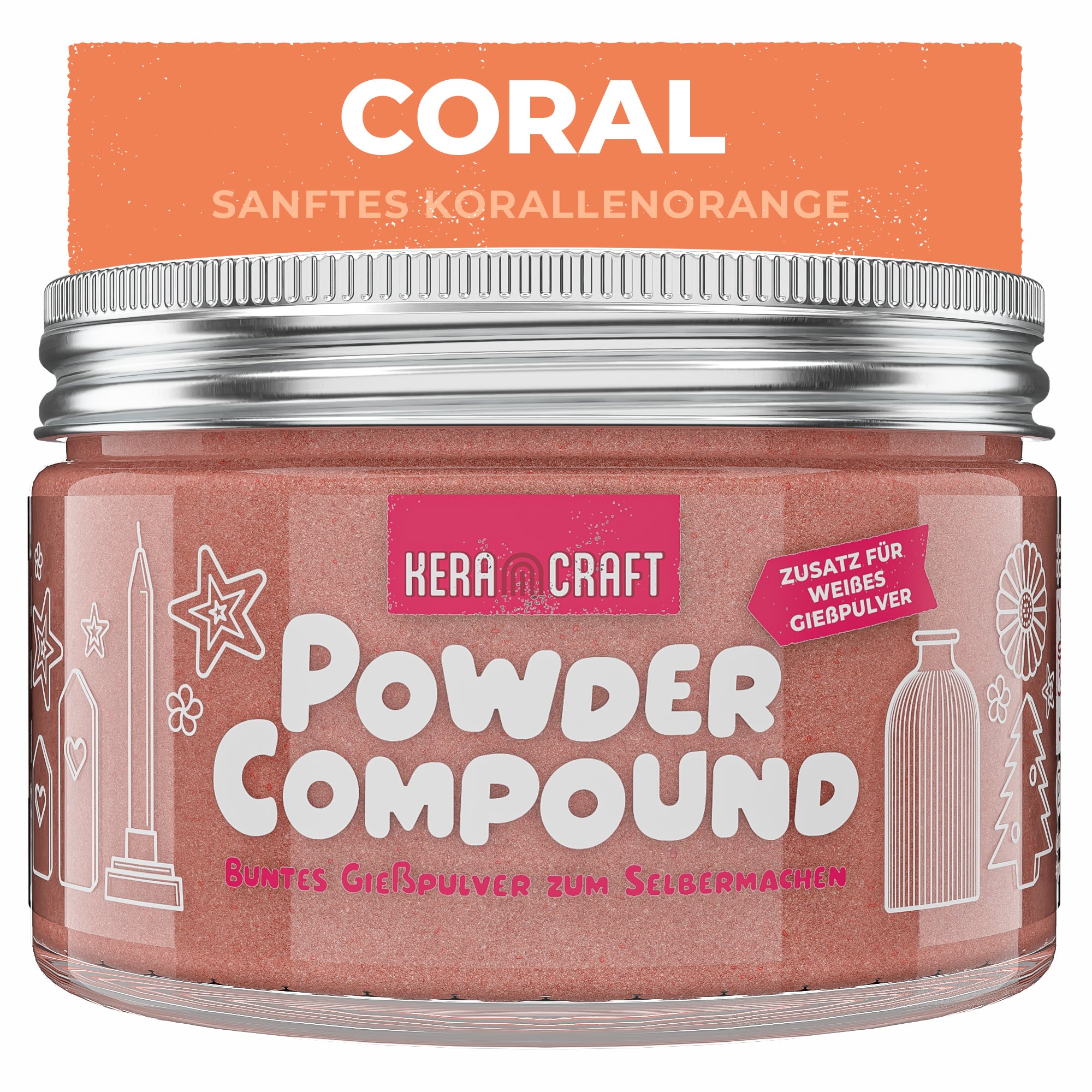 Compound Powder Label Powder Compound 150g I Coral – Keracraft