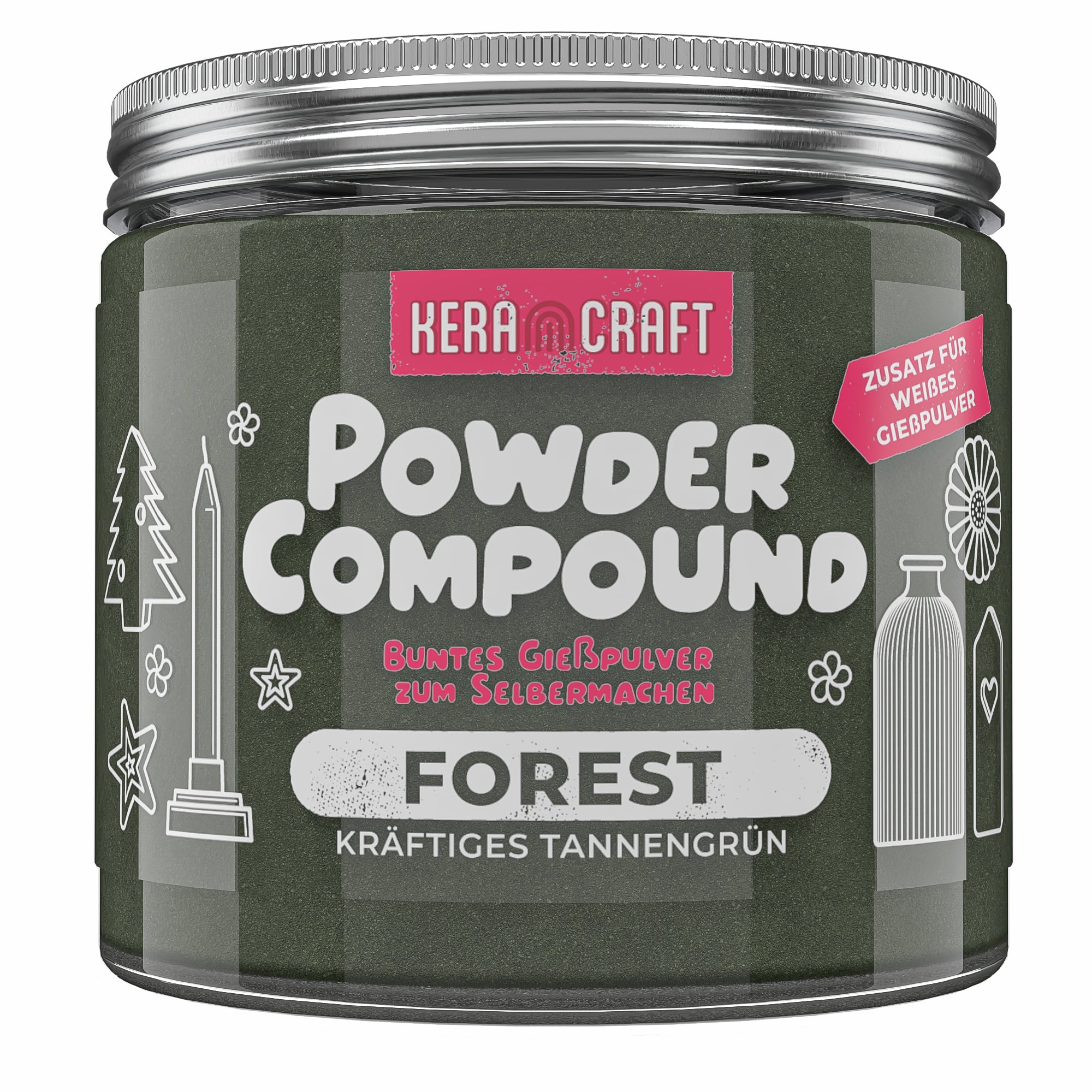 Compound Powder Label Powder Compound 500g I Forest – Keracraft