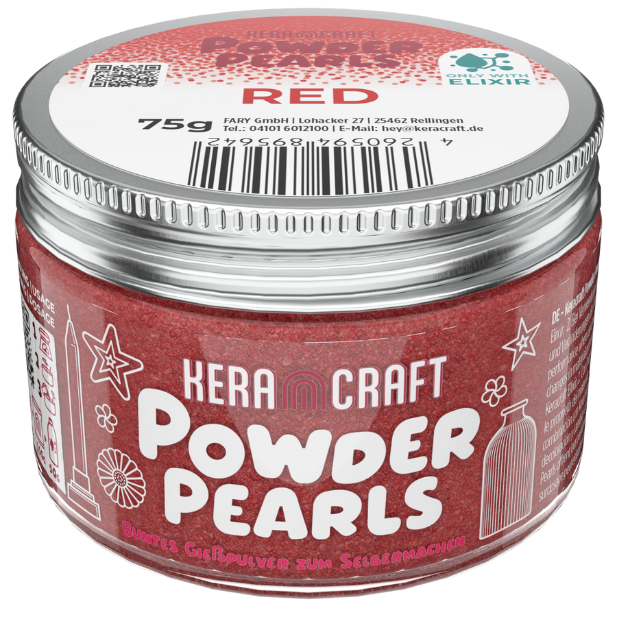 Powder Pearls 75g - Red