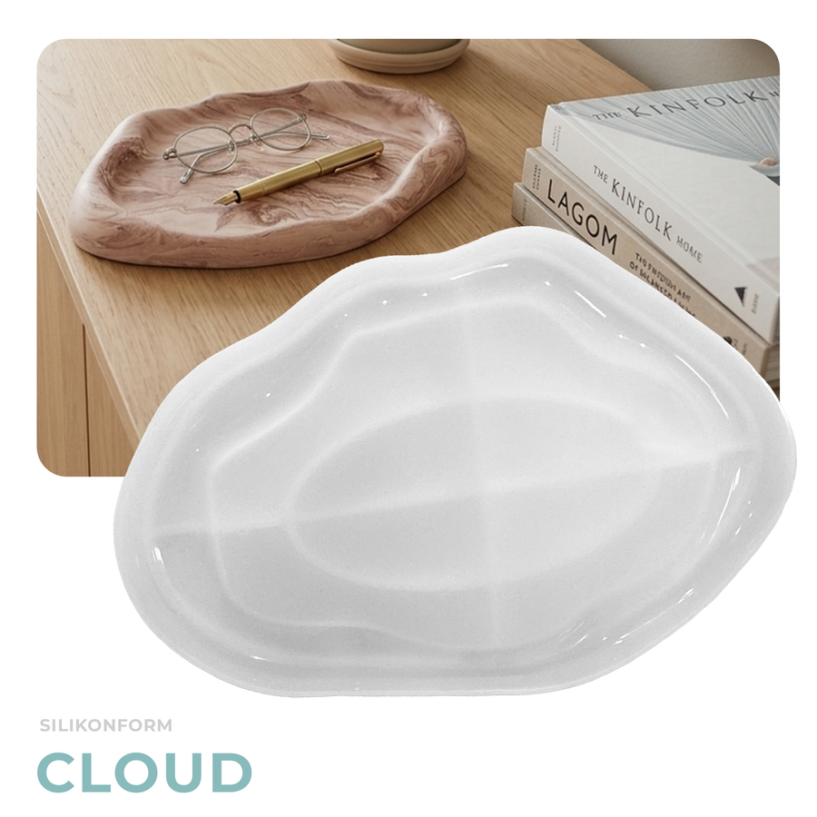 Silikonform - Tablett Cloud