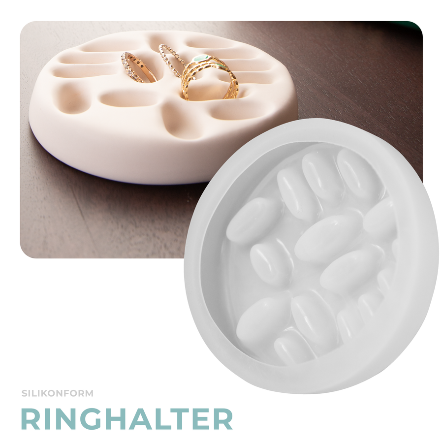 Silikonform - Ringhalter