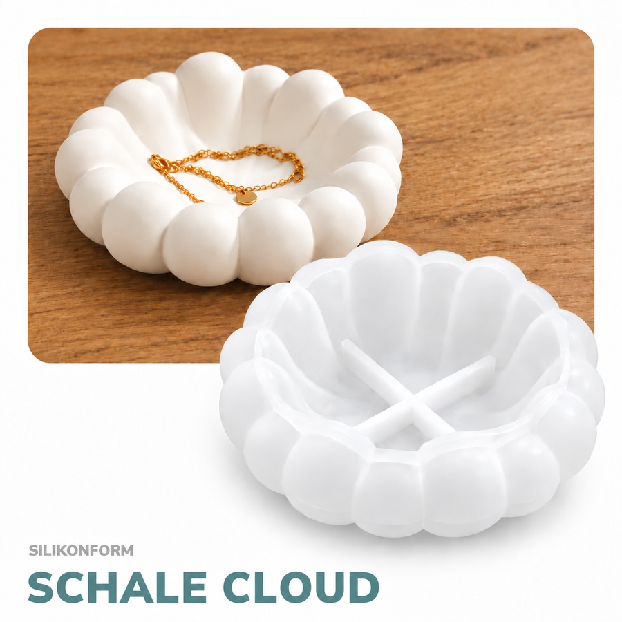 Silikonform - Schale Cloud